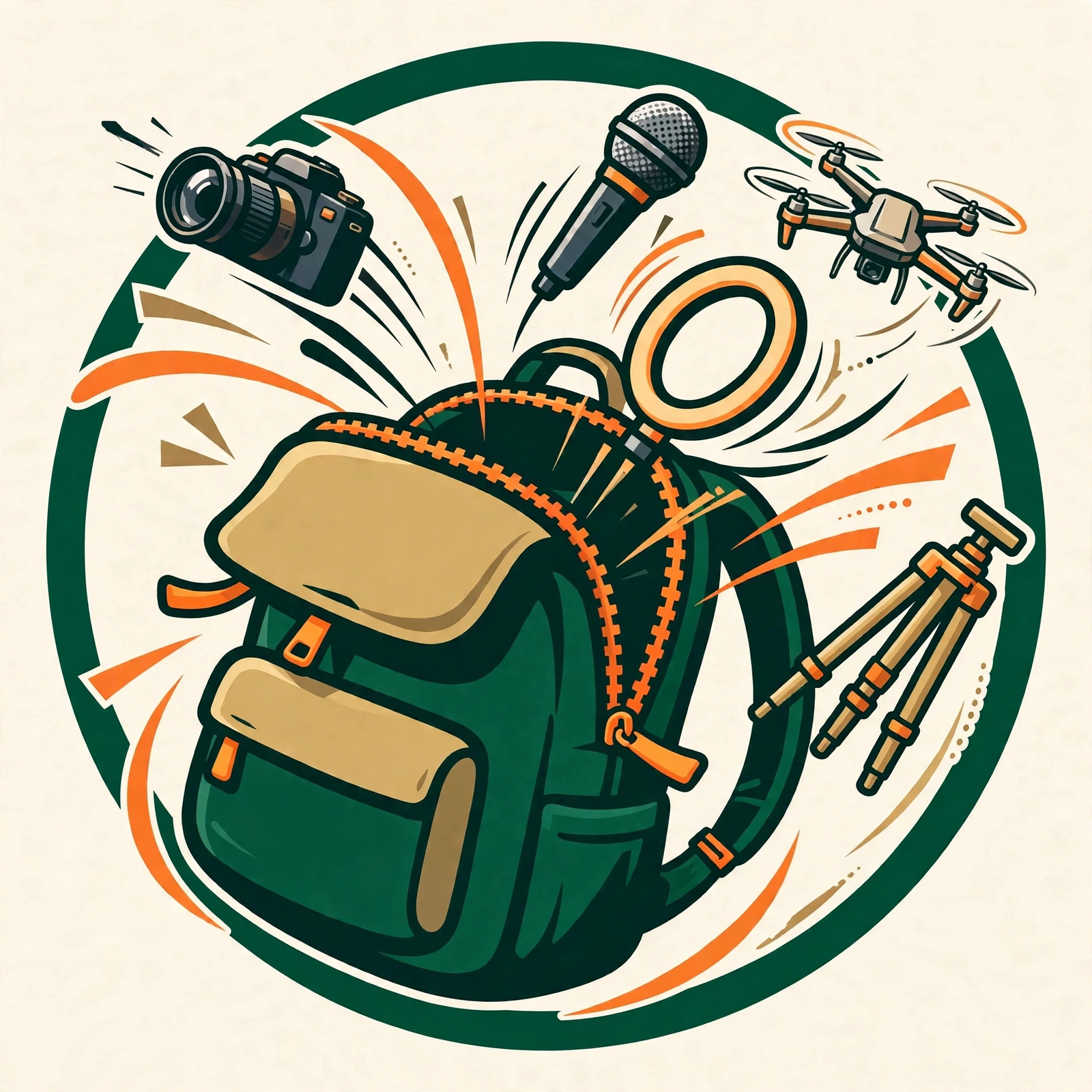 Influencer Backpack logo